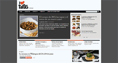 Desktop Screenshot of ilovetapas.com